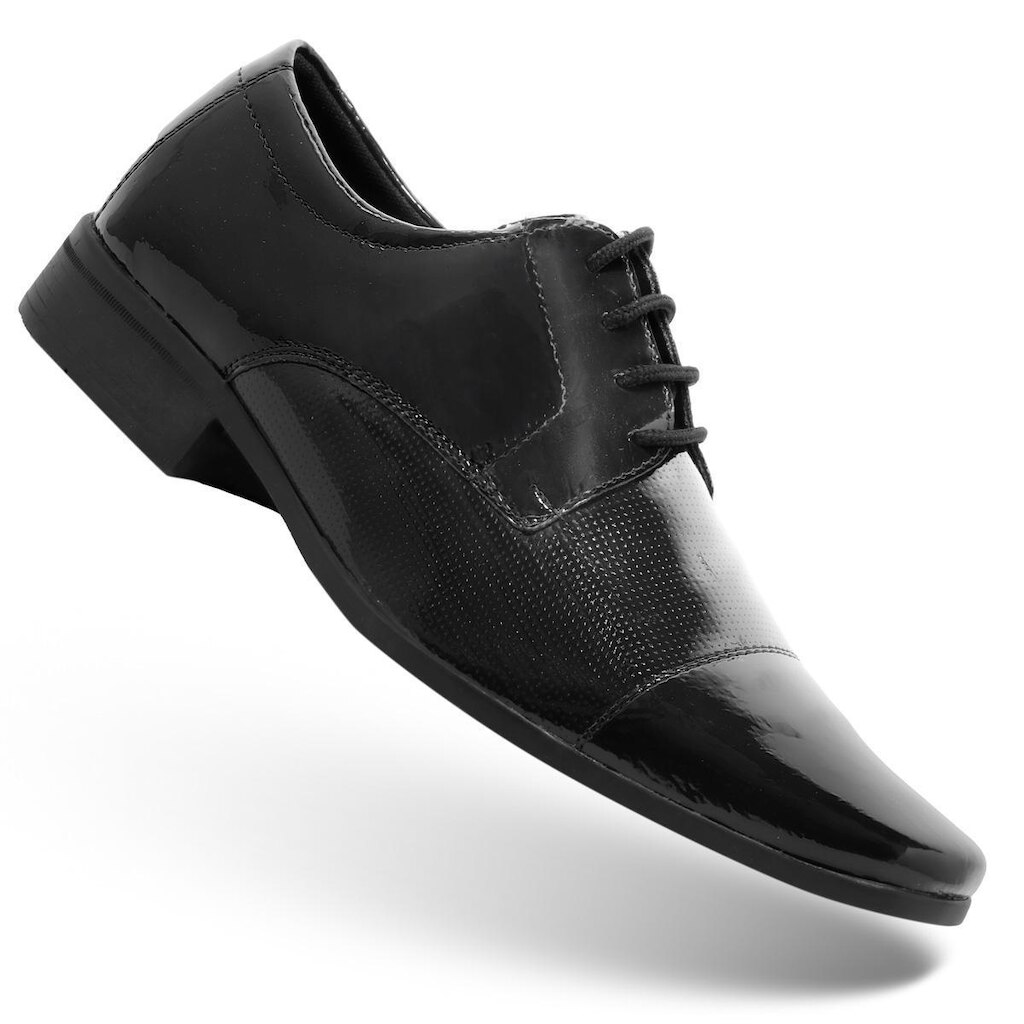 Sapato Social Masculino Bico Fino Alongado Estilo Italiano Cadarço de Amarrar Coforto