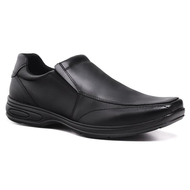 Sapato Social Masculino Bico Quadrado Calce Fácil Casual