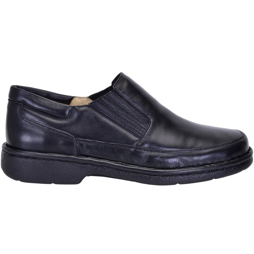 Sapato Social Masculino Casual Orthopedic Anatomical Couro Ovelha Plamilha PU GEL 166