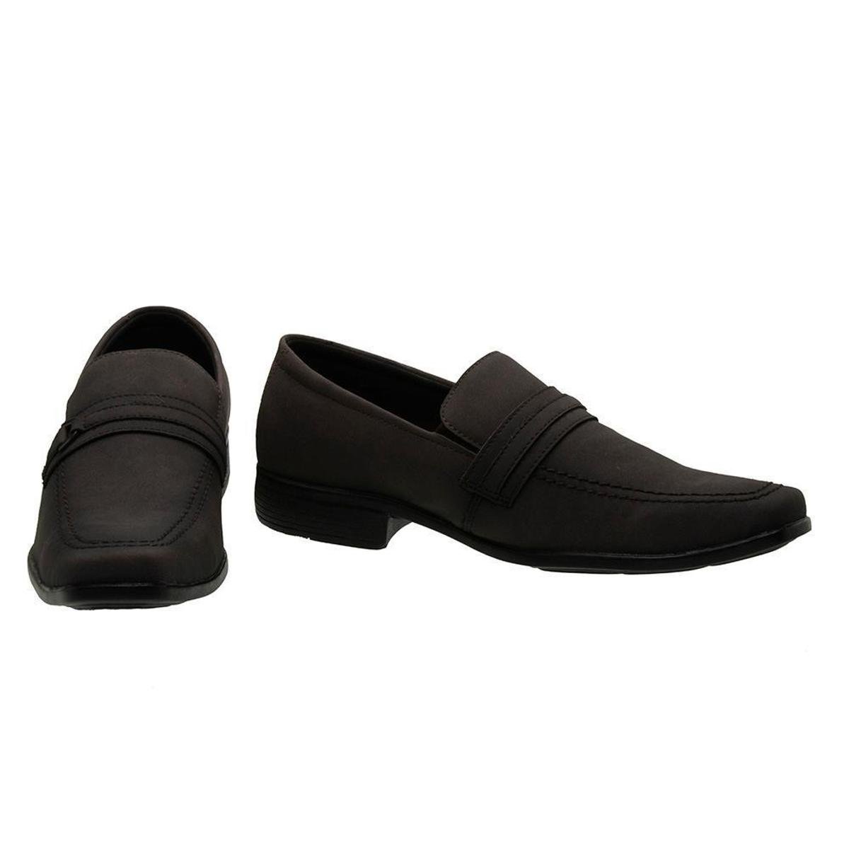 Sapato Social Masculino Clássico Fashion Elegante Elástico - Preto+Branco |  Zattini