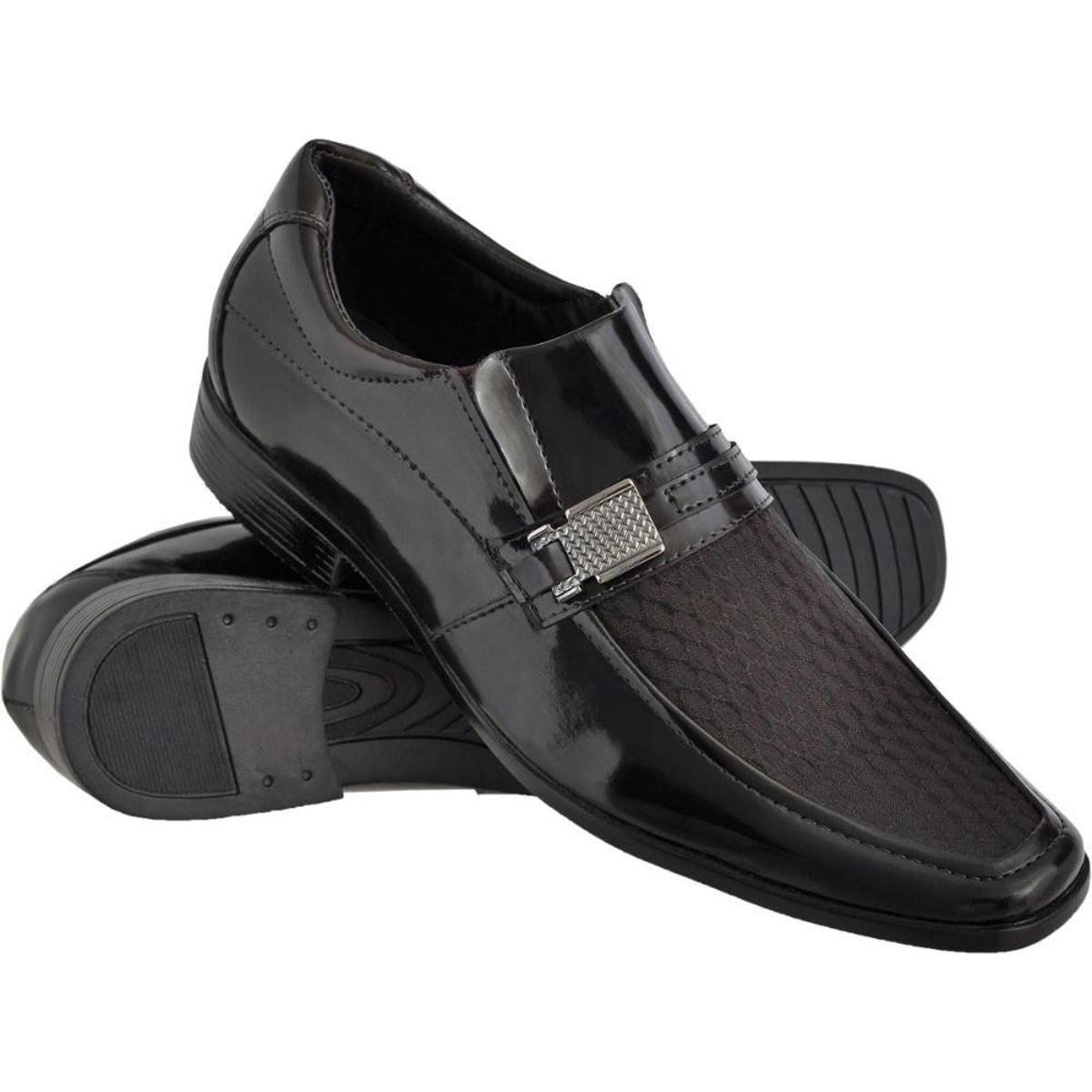 sapato social masculino solado de borracha