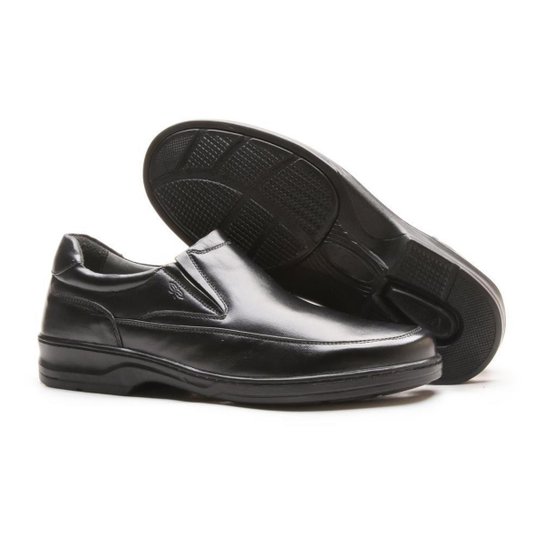 Sapato Social Masculino Couro Anti-Stress Moderno