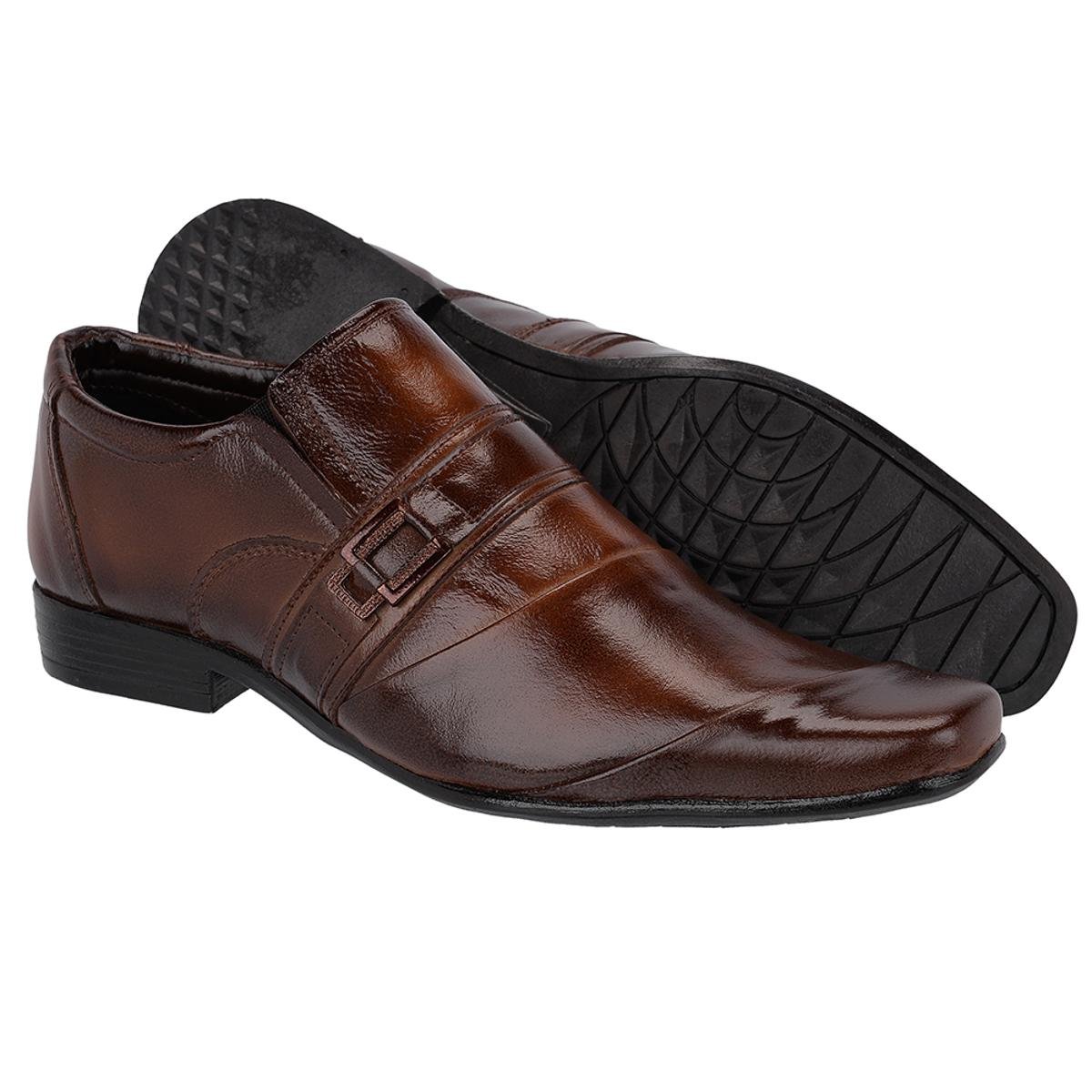 Sapato Social Masculino Couro Leoppé Menor preço em Sapato Social Masculino Couro Leoppé