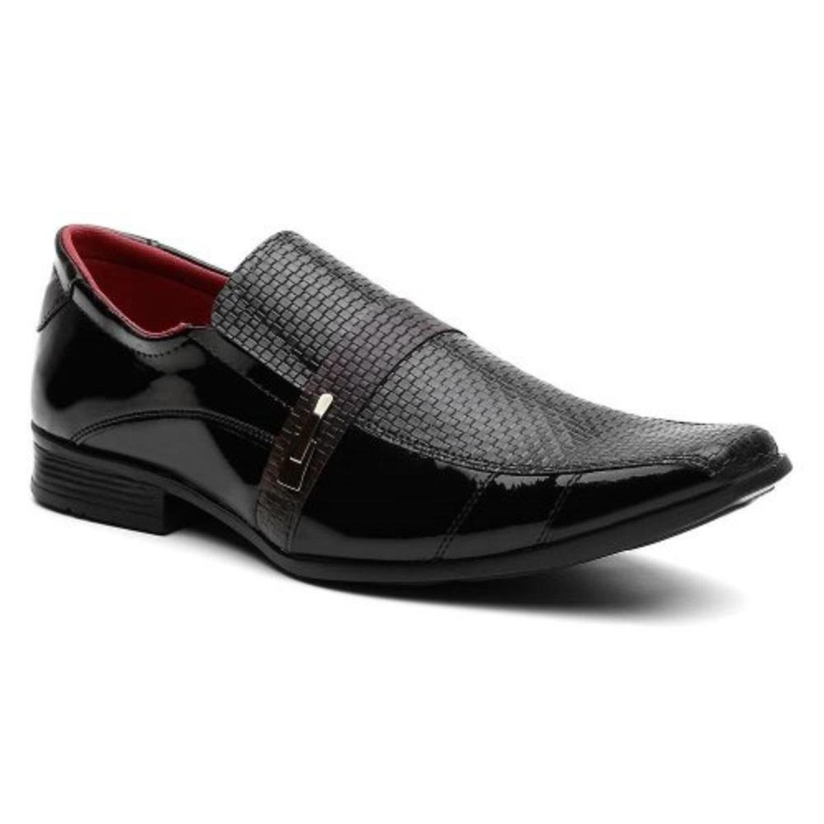Sapato Social Masculino Elástico Verniz Conforto Moderno - Preto é ruim? Sapato Social Masculino Elástico Verniz Conforto Moderno - Preto é boa?
