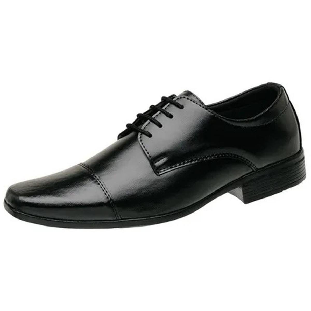 Sapato Social Masculino Elegante Formal San Lorenzo 1010 Sofisticado - Preto Menor preço em Sapato Social Masculino Elegante Formal San Lorenzo 1010 Sofisticado - Preto