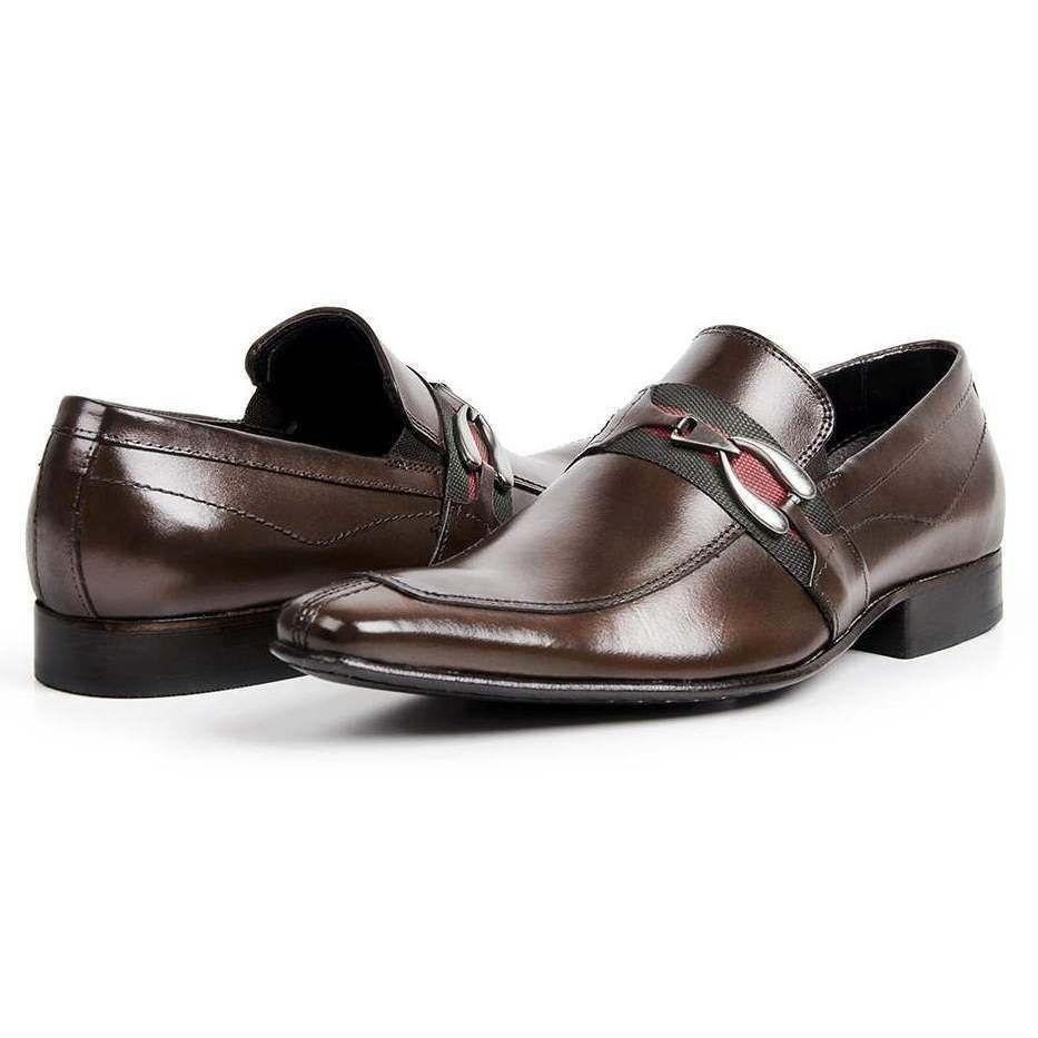Sapato Social Masculino Estilo Italiano Bigioni - Café | Zattini
