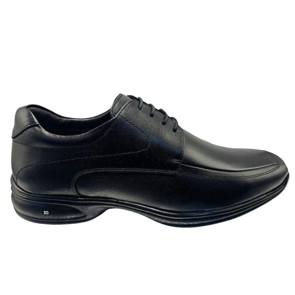 Sapato Social Masculino Jota Pe Ref 71454 Couro Preto