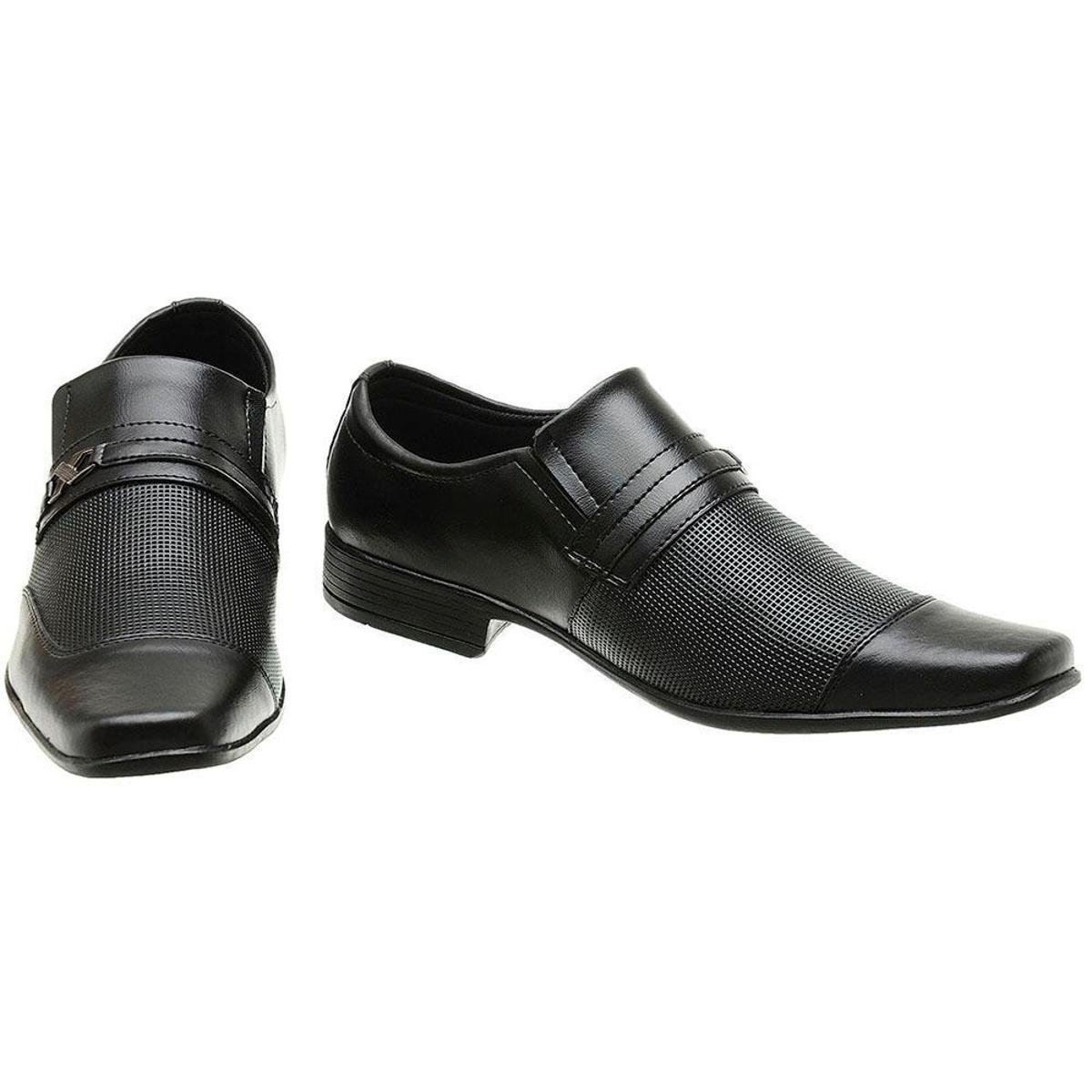 Sapato Social Masculino Moderno Macio Conforto Elegante - Preto | Zattini