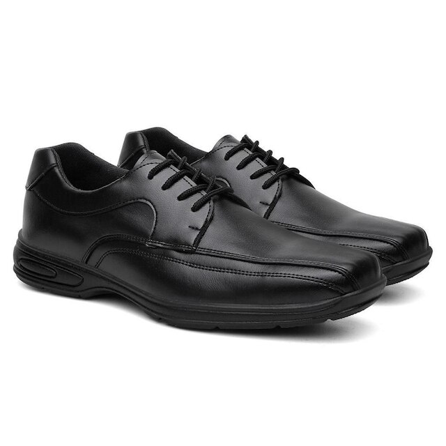 Sapato Social Masculino Ortopédico Couro Legitimo Palmilha GEL, Confortável,Envio em todo Brasil