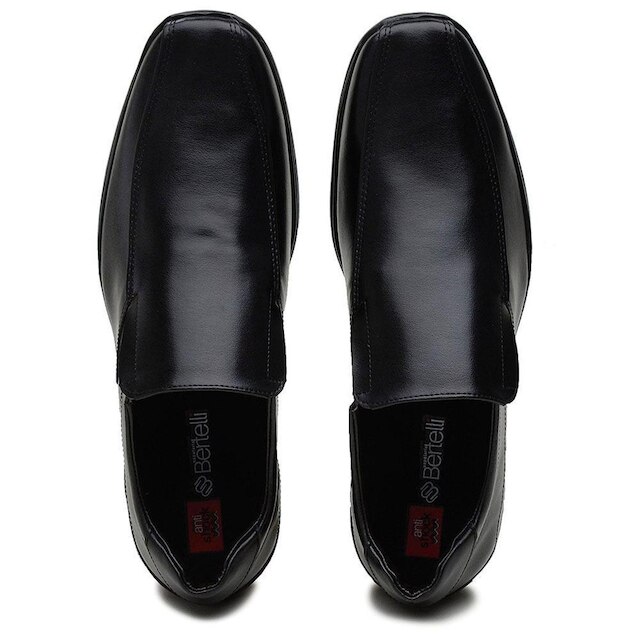 Sapato Social Masculino Sistema Anti Shock Forro Espumado Fechamento Elastico Calce Facil Moderno