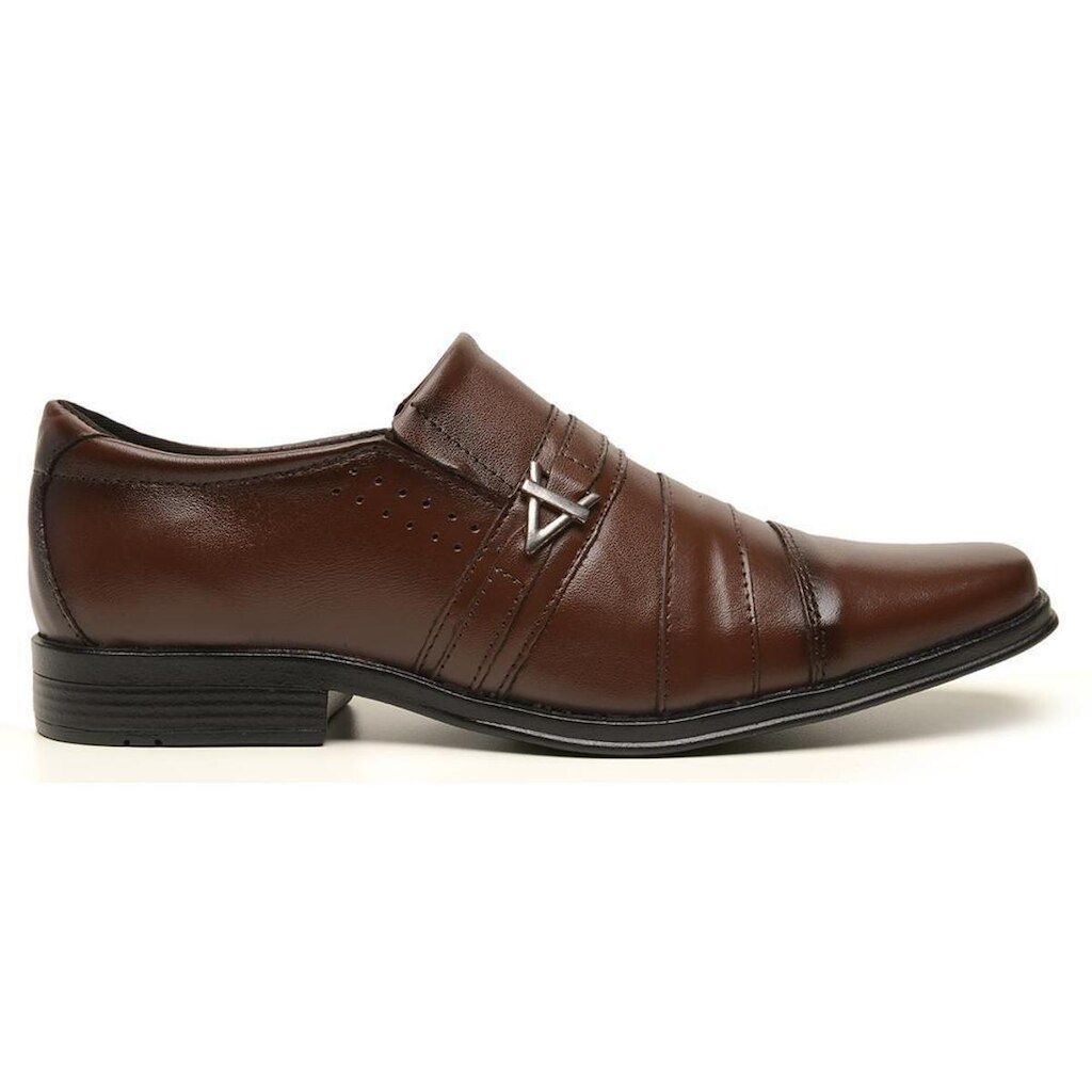 Sapato Social Masculino Sport Fino Bico Quadrado