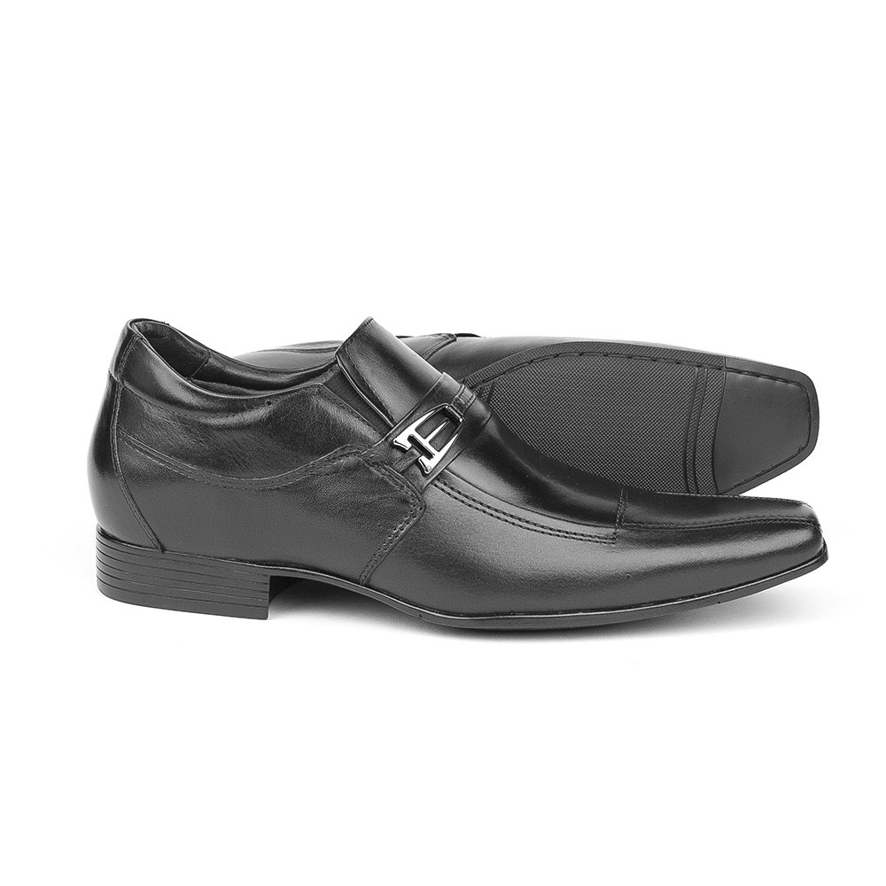 Sapato Social Milano Elevel Masculino - Preto | Zattini