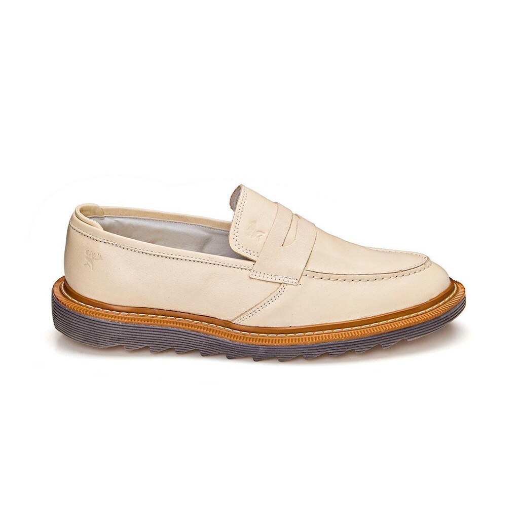 Sapato Social Mocassim Masculino Tratorado Loafer Couro