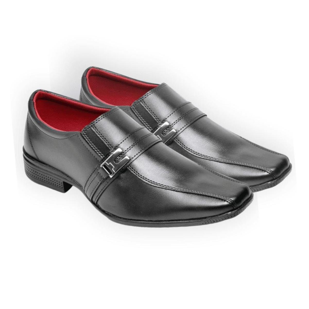 Sapato Social Modelo Isak - Preto - Preto | Zattini