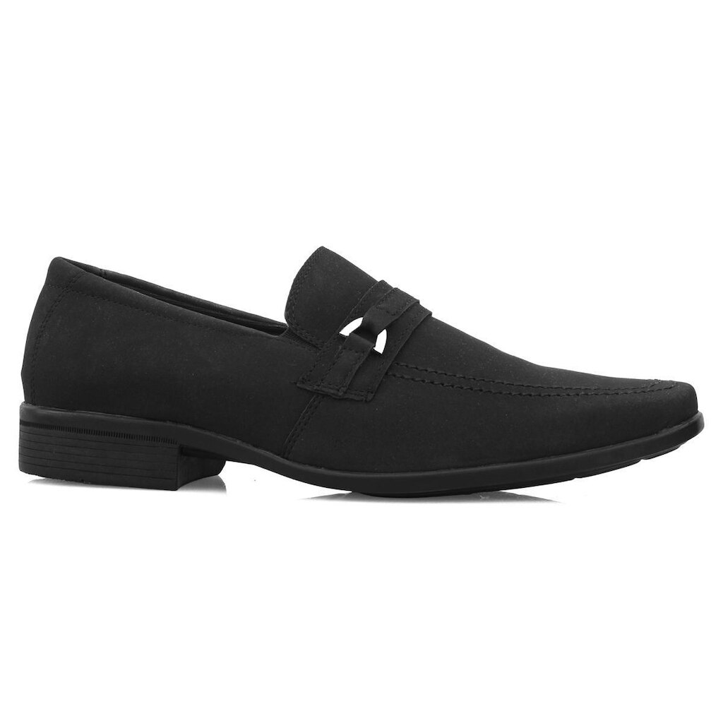 Sapato Social Nobuck Calce Fácil Confortável Masculino
