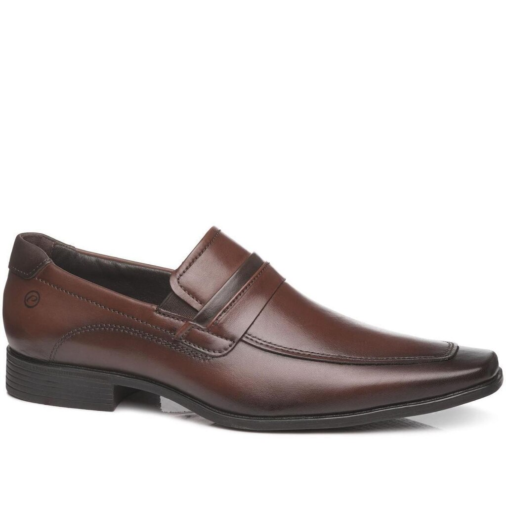 Sapato Social Pegada Masculino em Couro Pinhão 127002-02