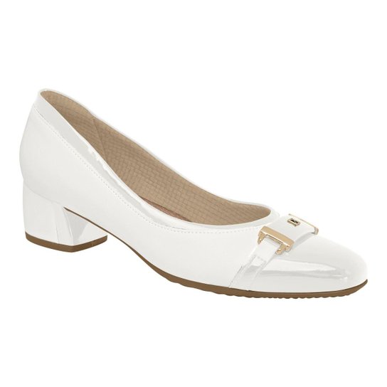 Sapato Social Piccadilly Branco Feminino Zattini