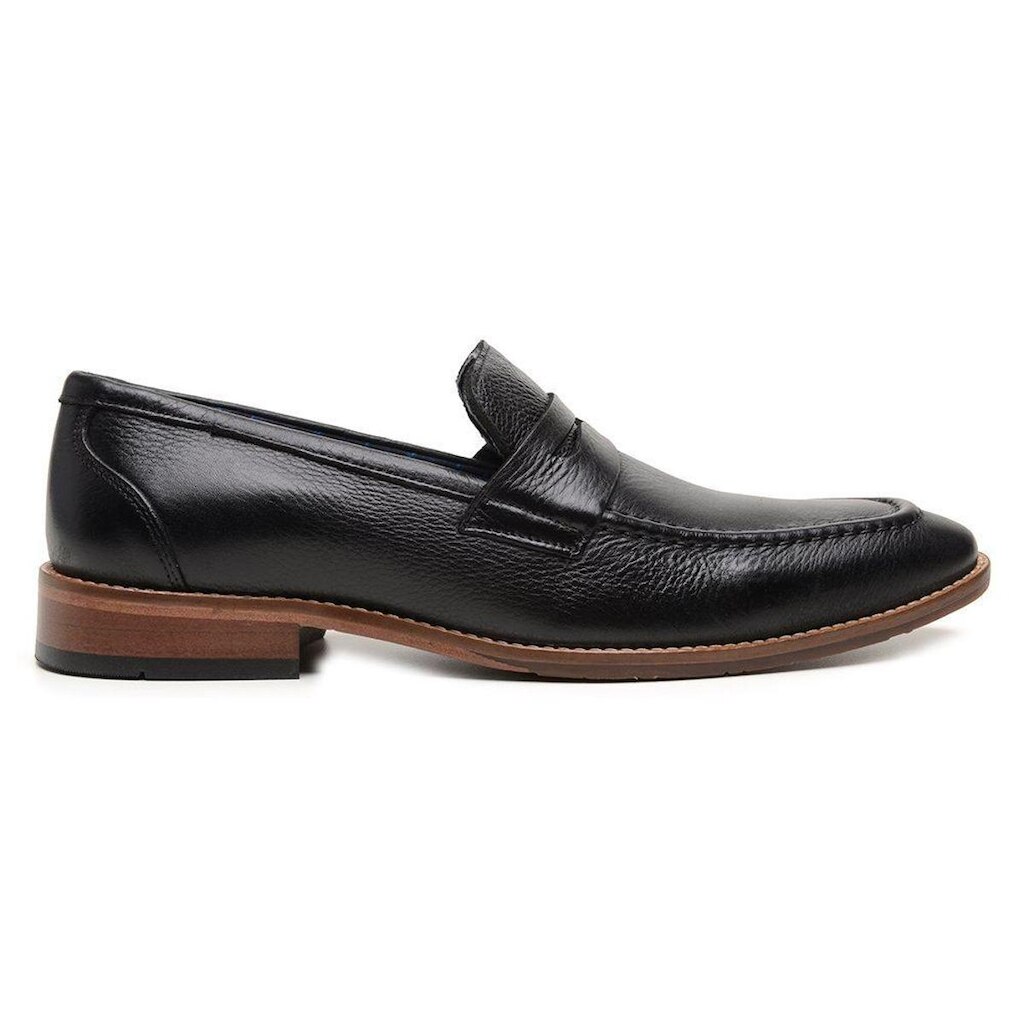 Sapato Social Preto Em Couro 37996