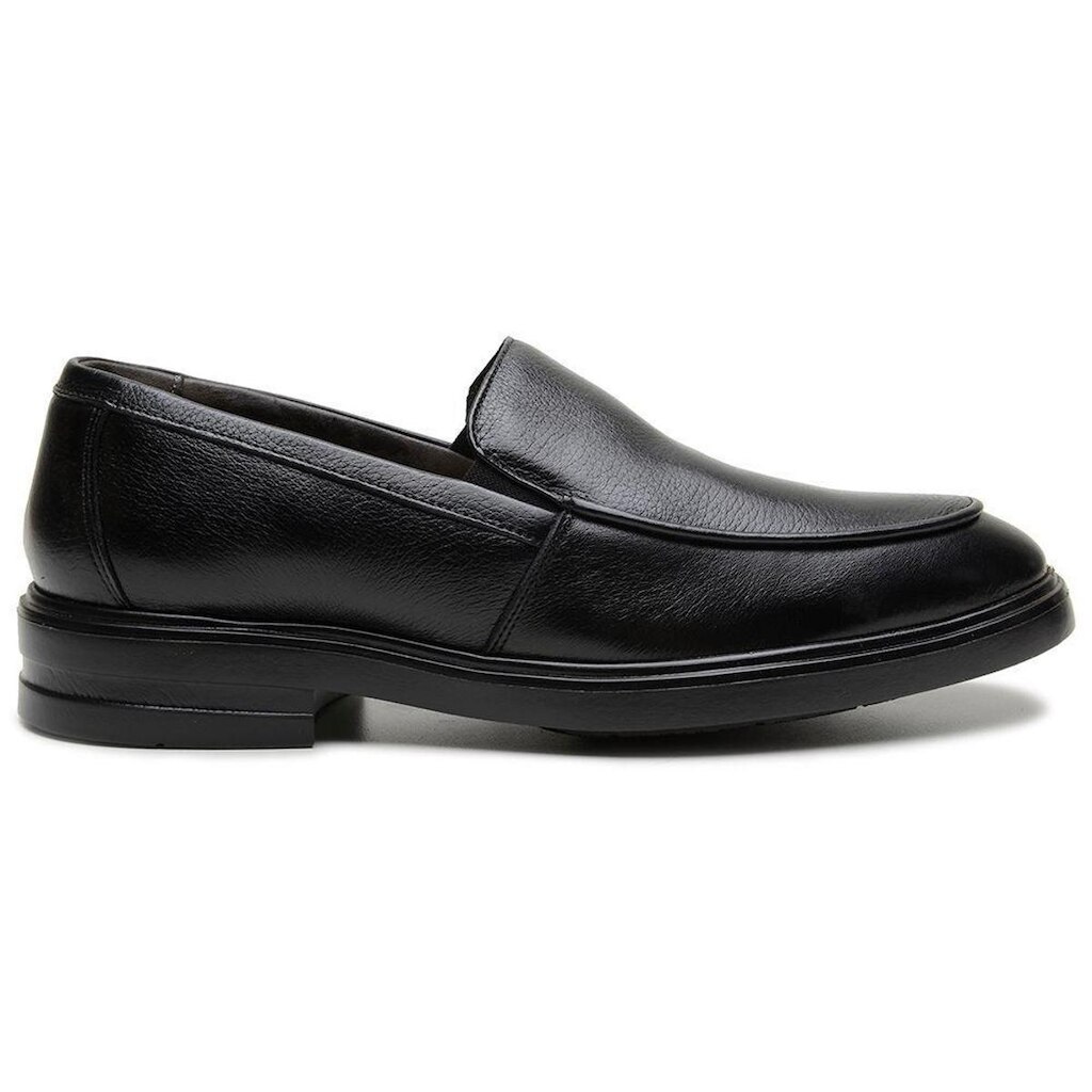 Sapato Social Preto Em Couro 45885fl