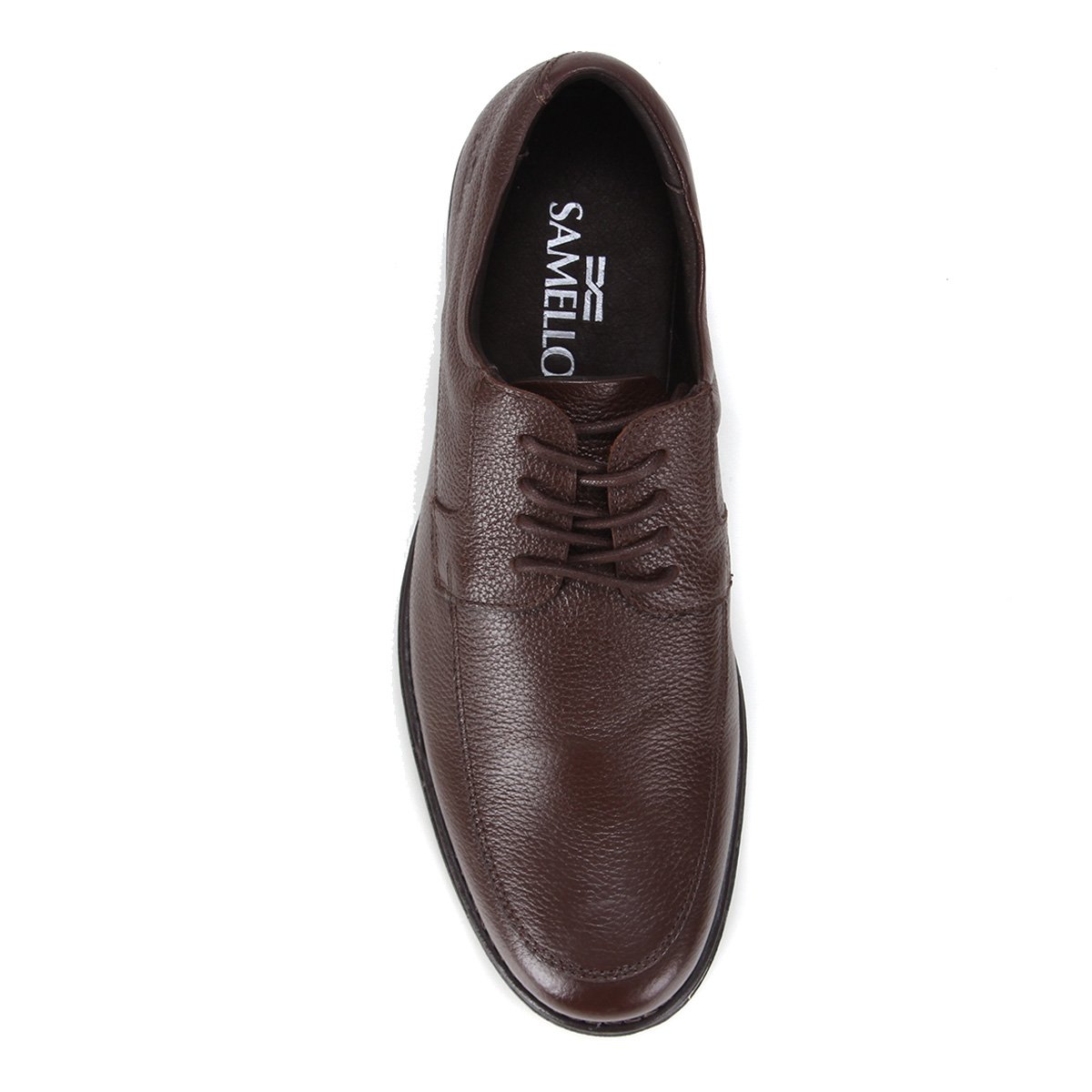 Sapato Social Samello Liso Masculino - Marrom | Zattini