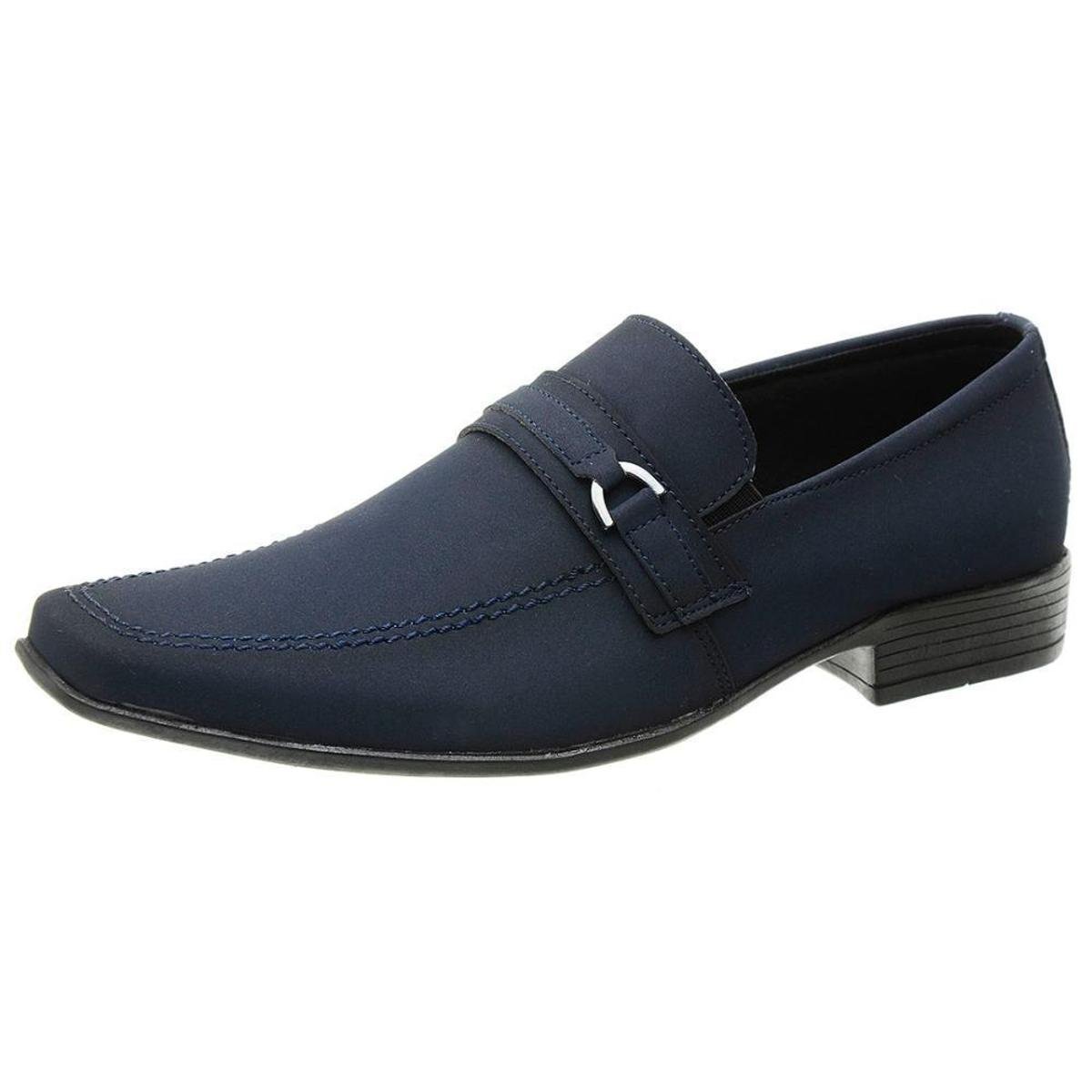 Sapato Social San Lorenzo Conforto Masculino - Azul Escuro é ruim? Sapato Social San Lorenzo Conforto Masculino - Azul Escuro é boa?