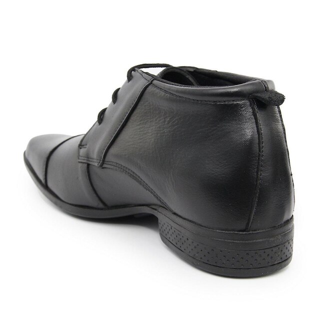 Sapato Social Sandalo Cano Alto Duomo Black