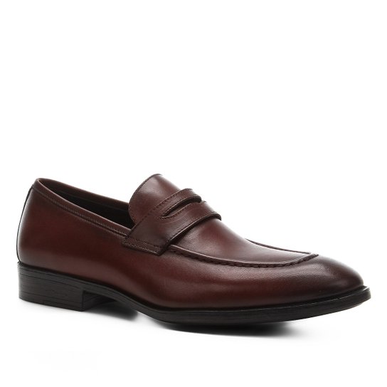 Sapato Social Shoestock Clássico Gravata Masculino - Café