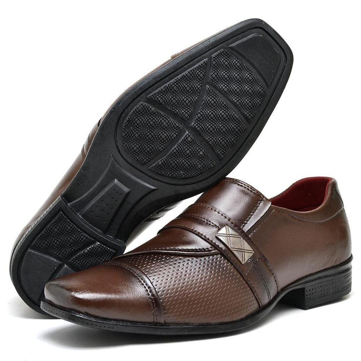 Sapato Social Siroco Masculino Fivela Top Flex Menor preço em Sapato Social Siroco Masculino Fivela Top Flex