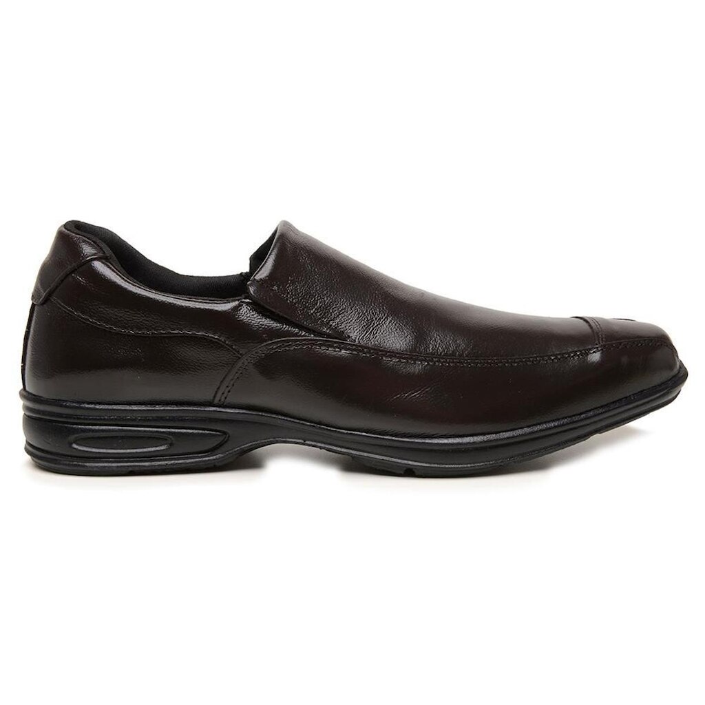 Sapato Social Sport Fino Casual Versátil Confortável Marrom
