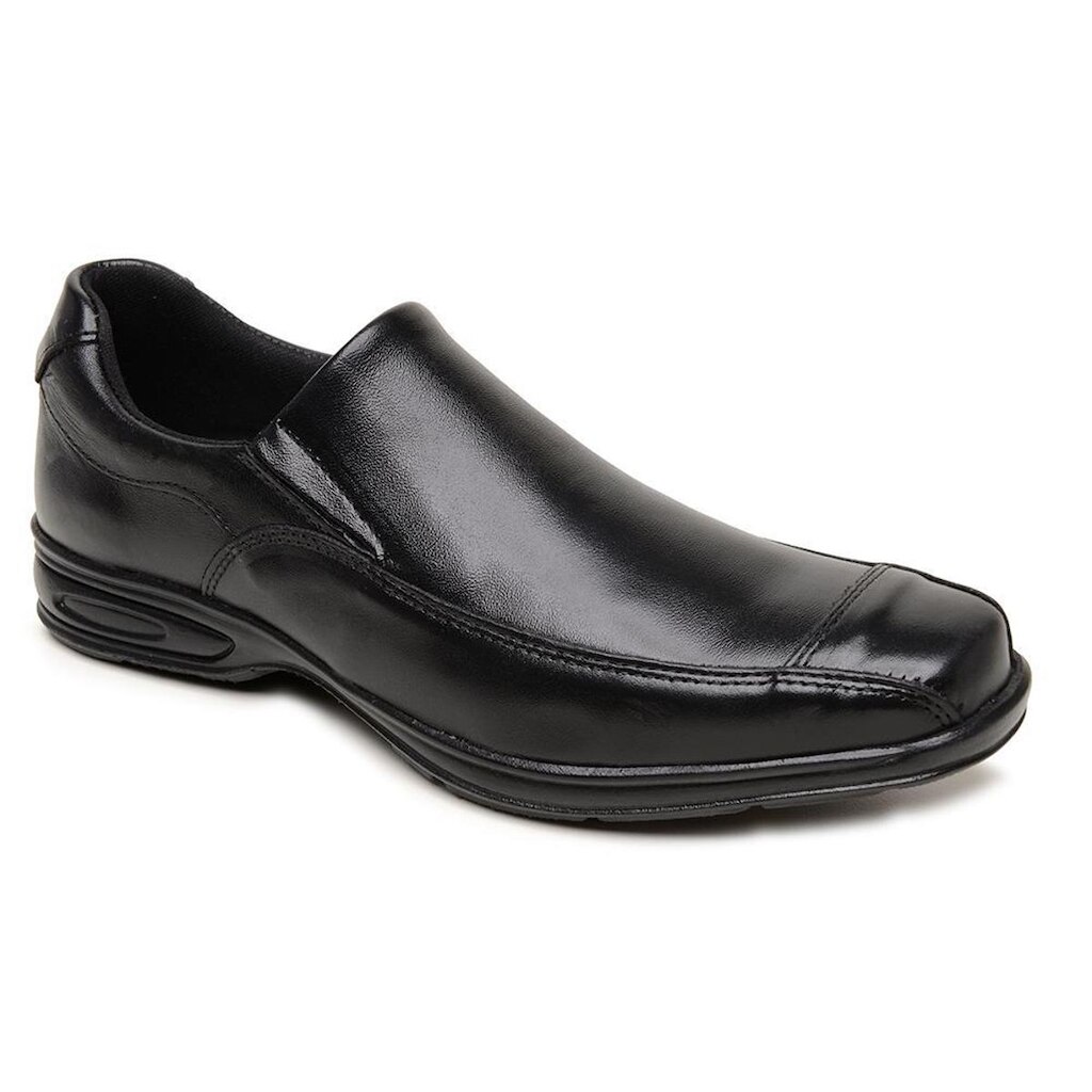 Sapato Social Sport Fino Casual Versátil Confortável Preto