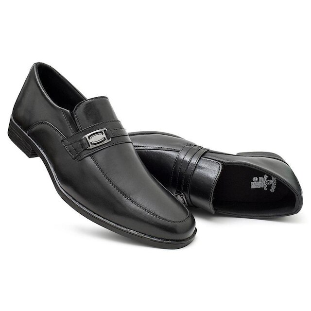 Sapato Social Sport Fino Masculino Couro 803
