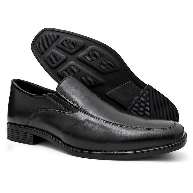Sapato Social Sport Fino Masculino Couro 804