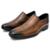 Sapato Social Sport Fino Masculino Couro 804 - Caramelo