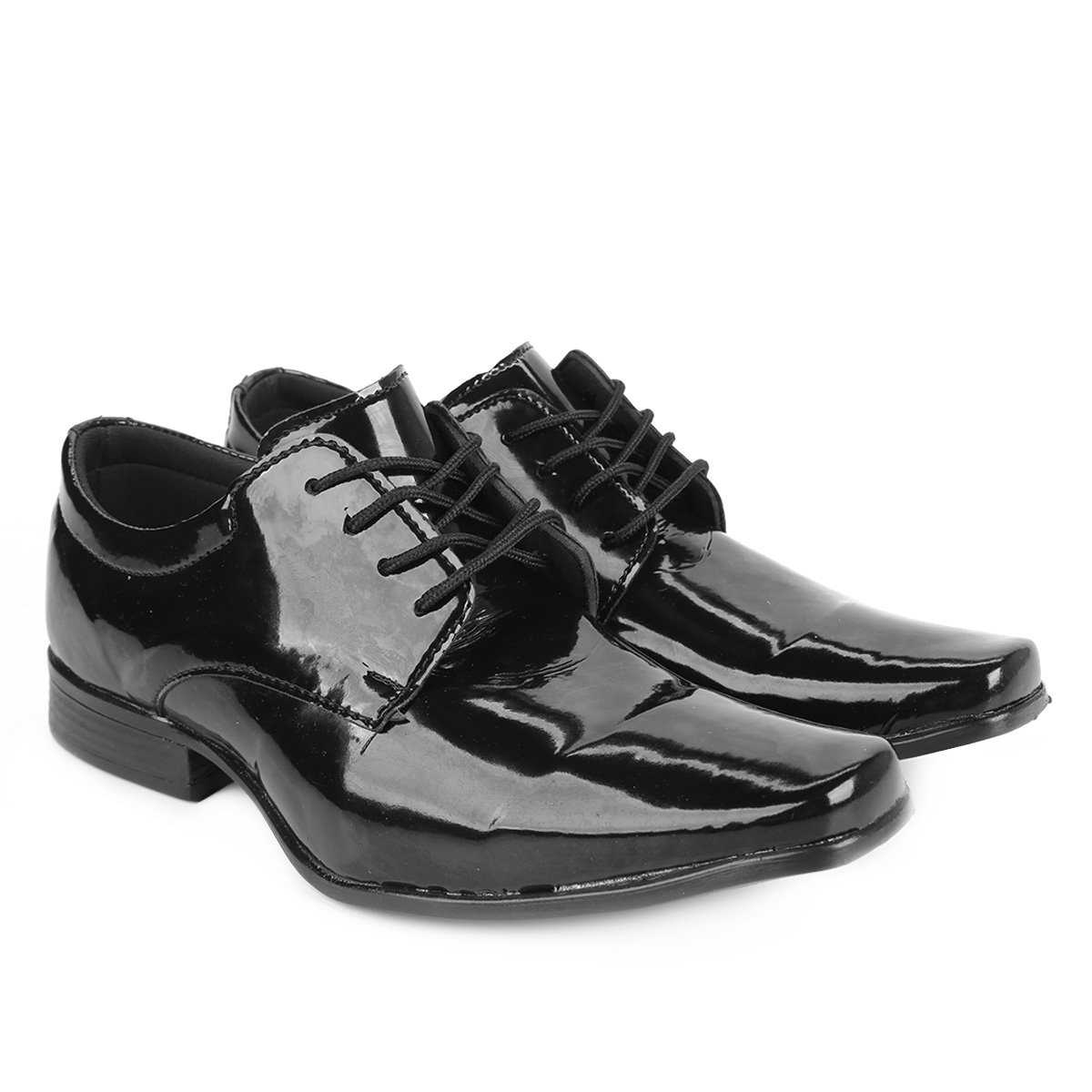 Sapato Social Walkabout Verniz Masculino - Preto | Zattini