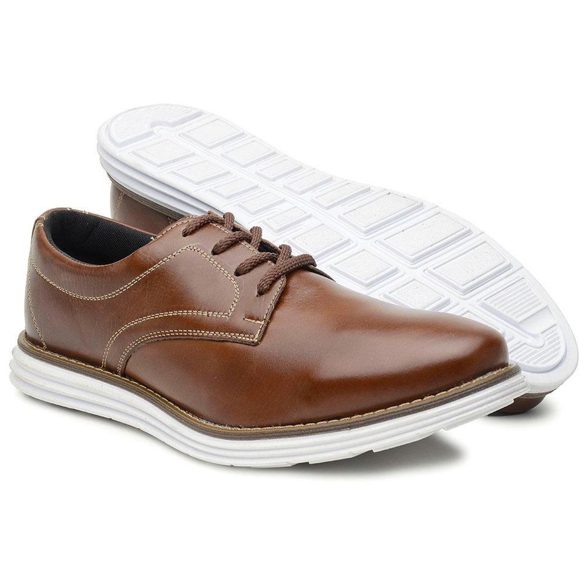Sapato Tênis Oxford Masculino Casual Social Cadarço De Couro Legítimo Forrado Em Couro Macio Menor preço em Sapato Tênis Oxford Masculino Casual Social Cadarço De Couro Legítimo Forrado Em Couro Macio