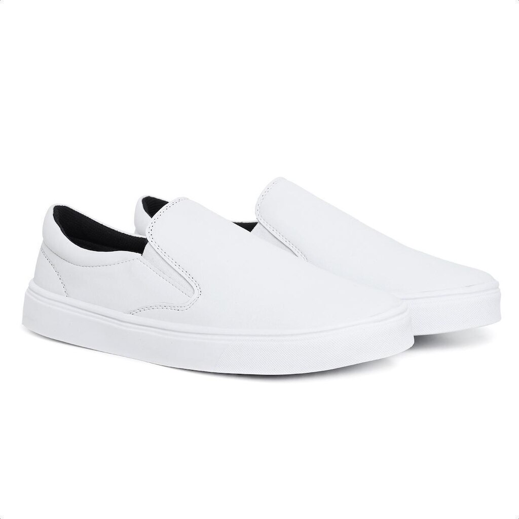 Sapato Tênis Slip On Casual Iate Sapatênis Calce Fácil Enfermagem Hospital Leve Conforto
