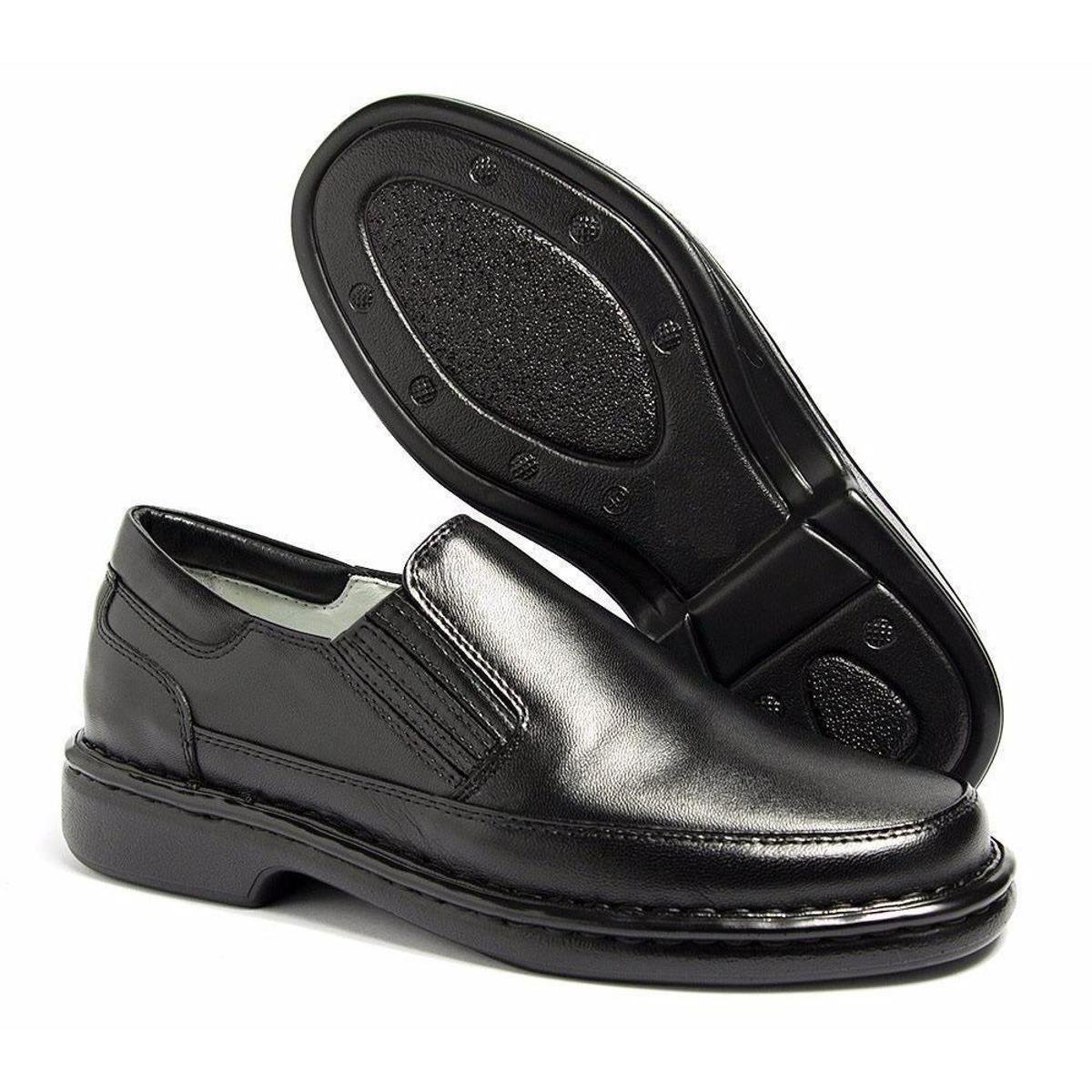 Sapato Terapia Confort Ortopédico Para Diabéticos - Preto | Zattini