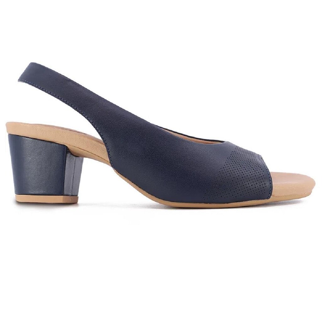 Sapato Usaflex Slingback Salto Bloco - Conforto e Estilo