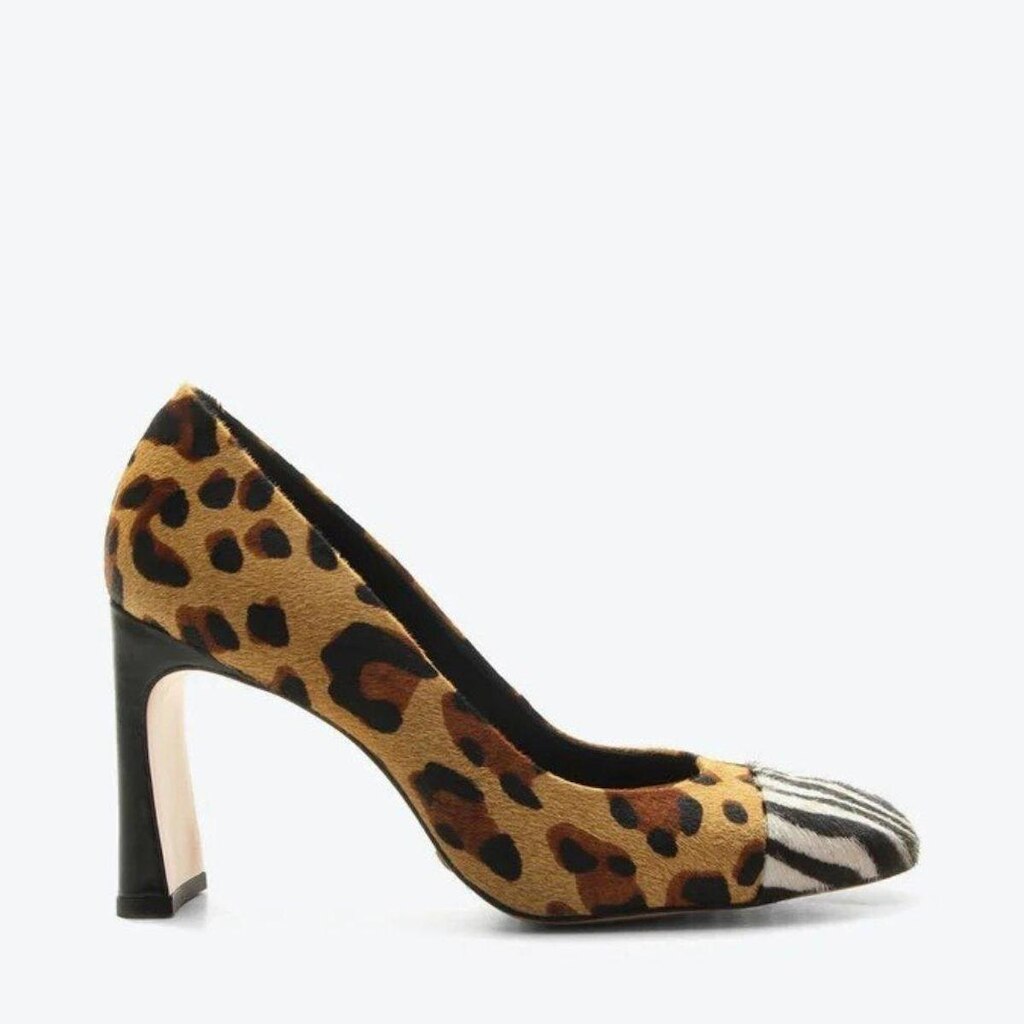 Sapato Vicenza Scarpin Cap Toe Esther Animal Print