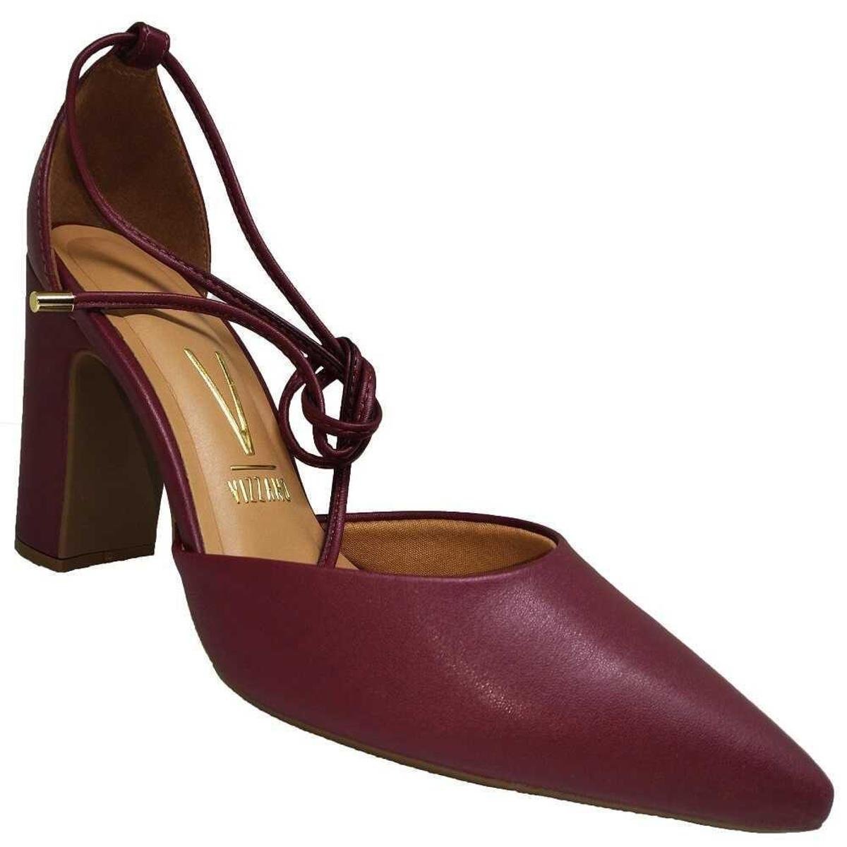 Sapato Vizzano Feminino Vinho Zattini