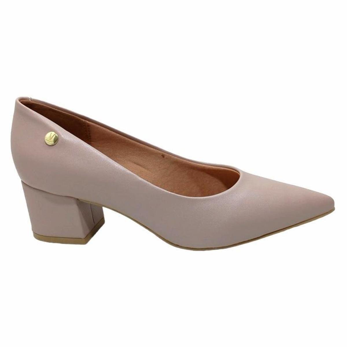 Sapato Vizzano Casual Feminino Bico Fino Salto Baixo Confort Menor preço em Sapato Vizzano Casual Feminino Bico Fino Salto Baixo Confort