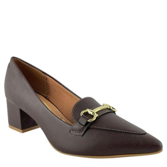 Sapato Vizzano Feminino Casual Salto Bloco 1220378