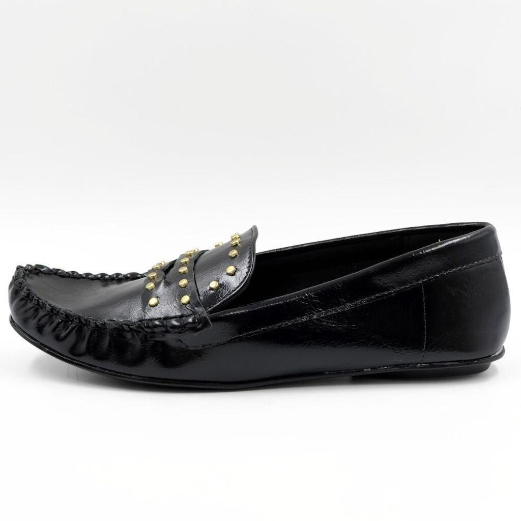 Sapato Vizzano Mocassim em Verniz com Aplicações Feminino