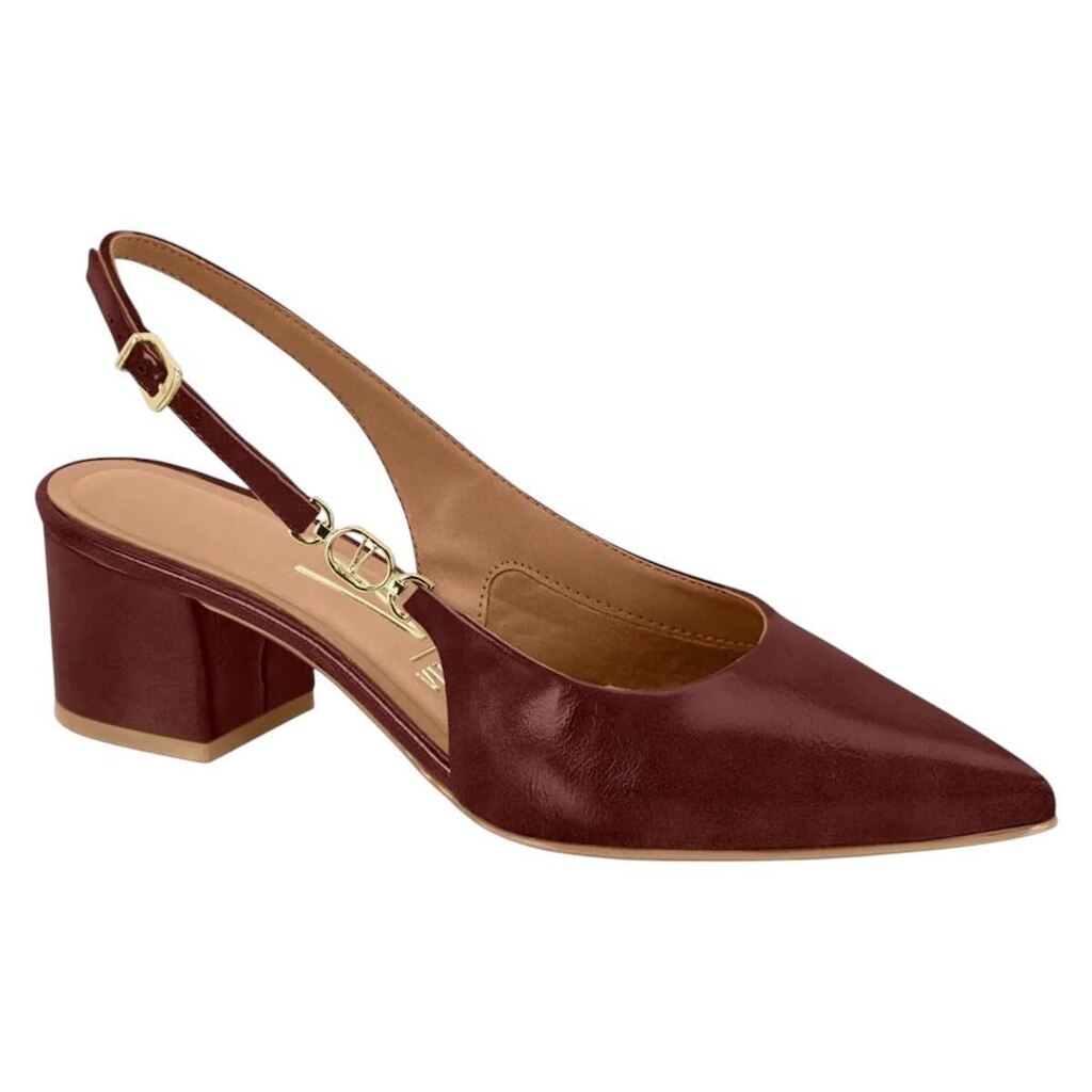 SAPATO VIZZANO SCARPIN SLINGBACK BORDÔ 1220.385
