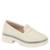 Sapatos Meninas Infantil Mocassim Loafer Brilho Confortável - Branco Off - 34 - Branco