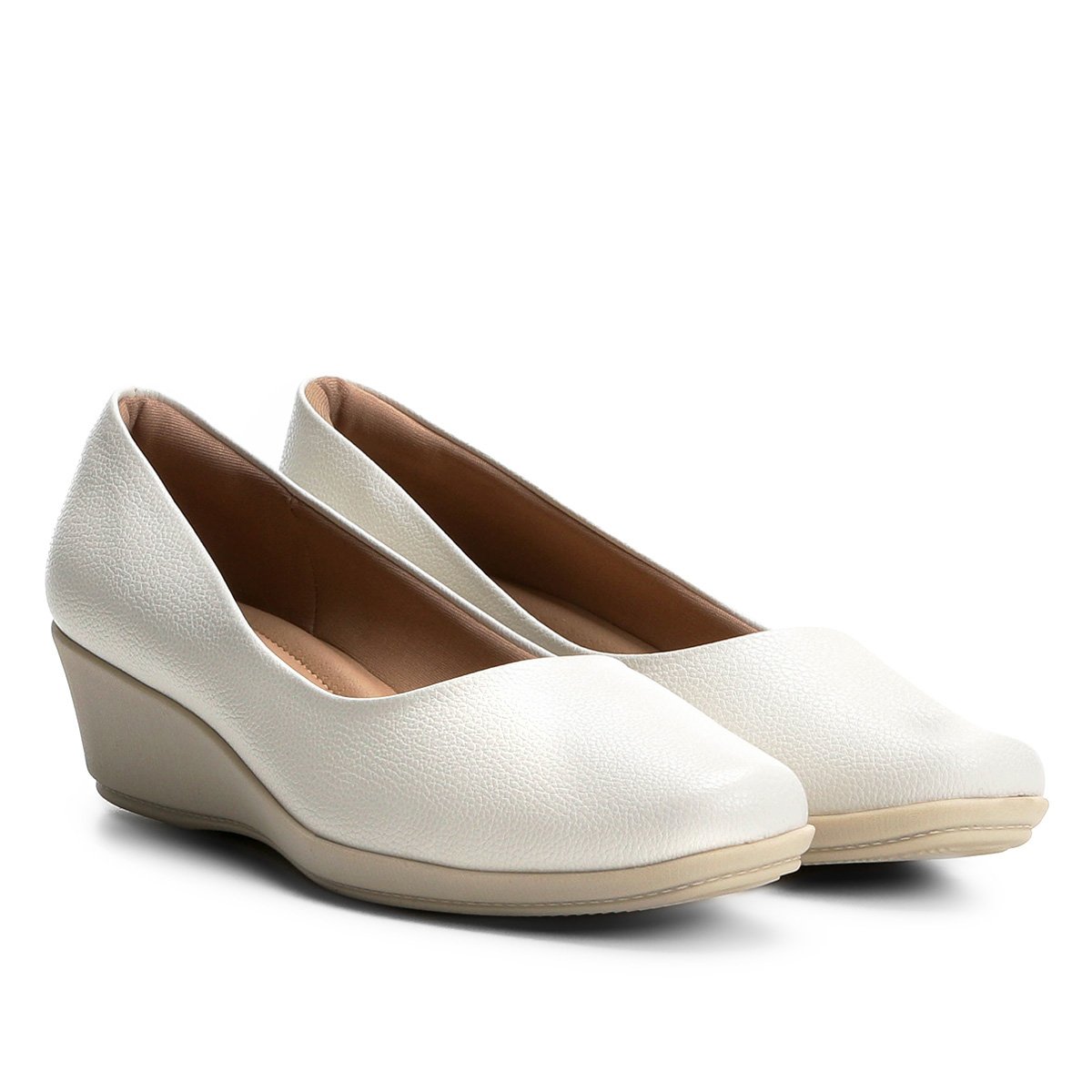 scarpin anabela piccadilly