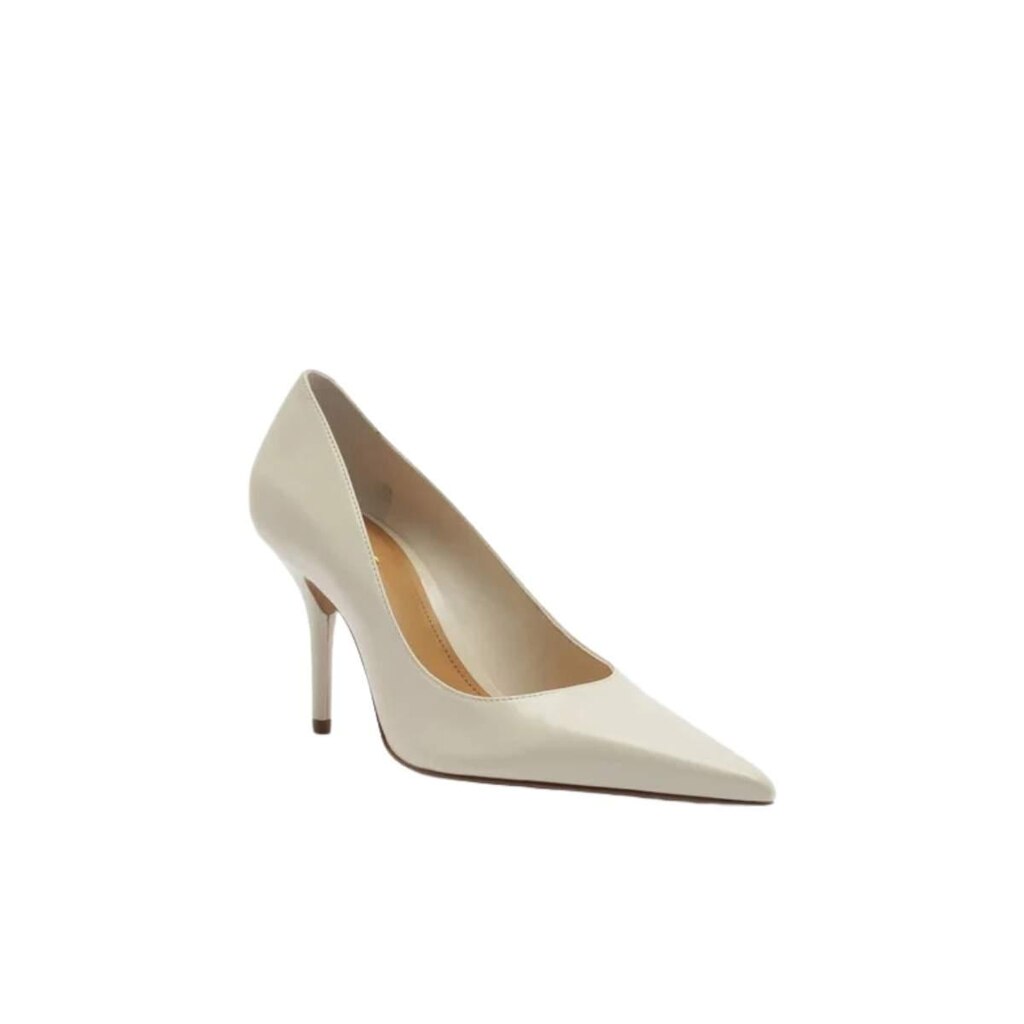 Scarpin Arezzo Branco Salto Fino Verniz