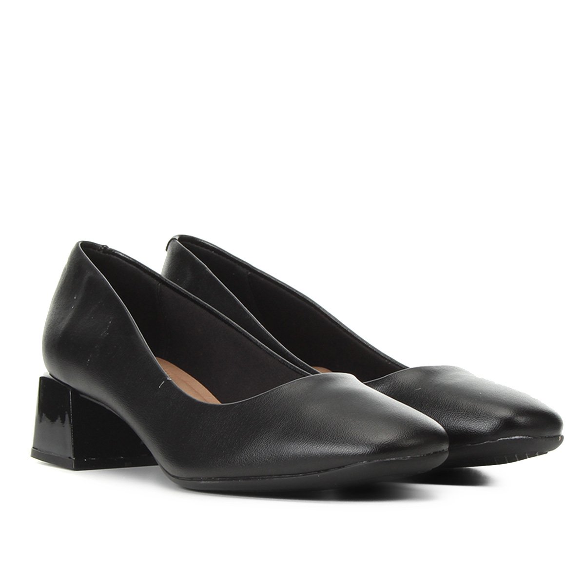 Scarpin Beia Rio Salto Baixo Feminino - Preto Menor preço em Scarpin Beia Rio Salto Baixo Feminino - Preto