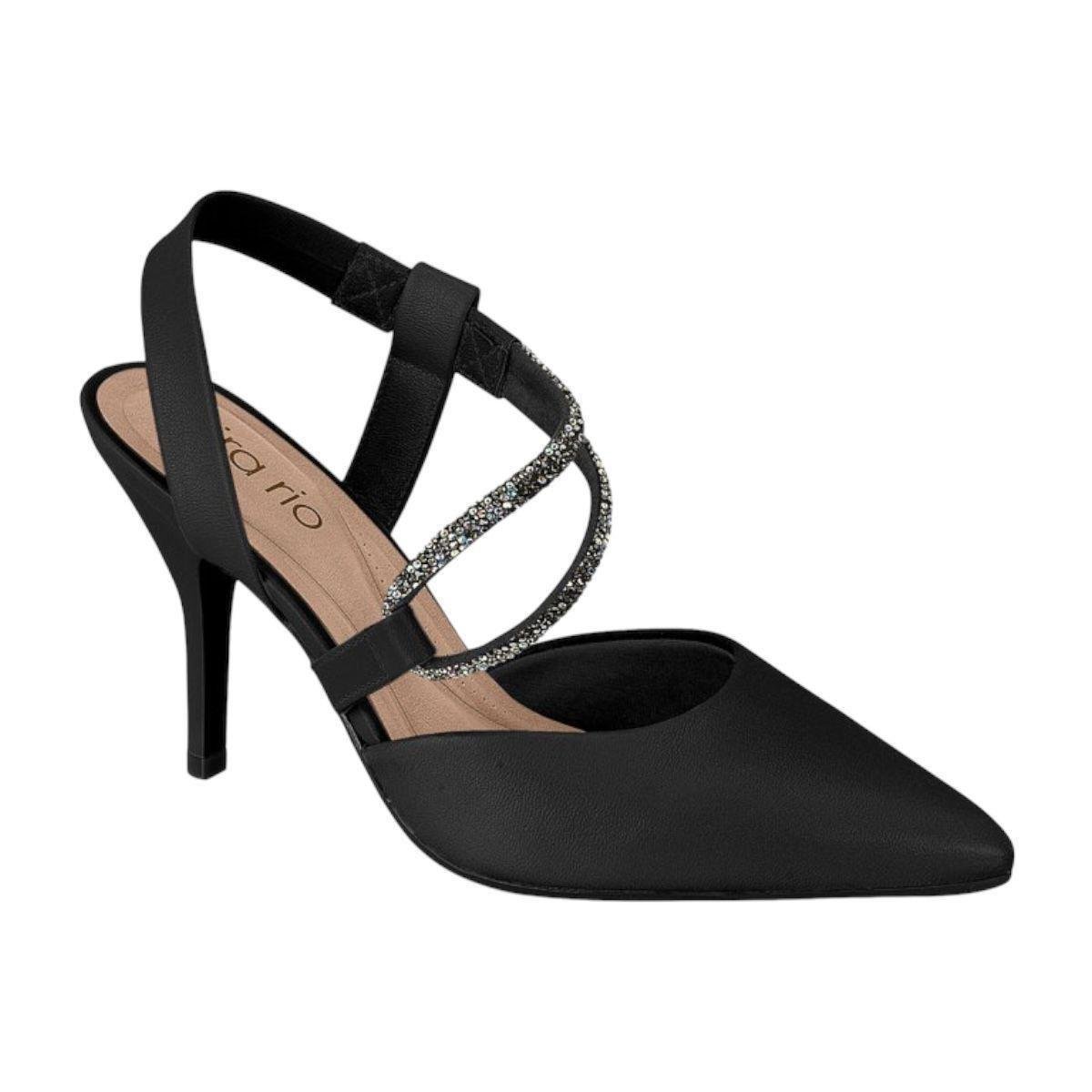 Scarpin Beira Rio 4122.1487 Sapato Salto Bico Fino Brilho Feminino Menor preço em Scarpin Beira Rio 4122.1487 Sapato Salto Bico Fino Brilho Feminino