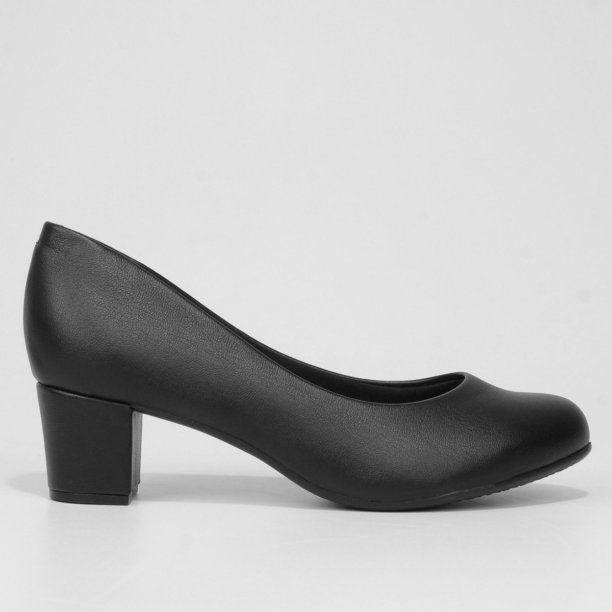 Scarpin Beira Rio Boneca Salto Bloco Baixo Menor preço em Scarpin Beira Rio Boneca Salto Bloco Baixo